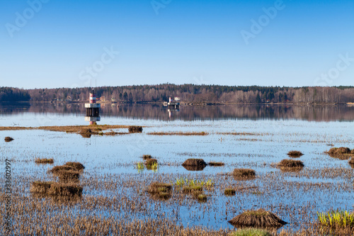 Coastal landscape of the Saimaa Canal
