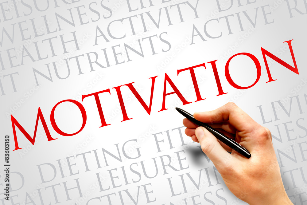 MOTIVATION word cloud, fitness, sport, health concept MOTIVATION word cloud, fitness, sport, health concept