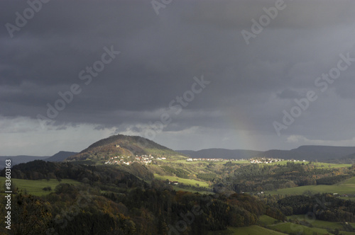 Rechberg bei Gewitterstimmung