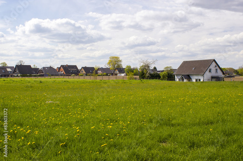 German countryside landscape, Lower Rhine Region