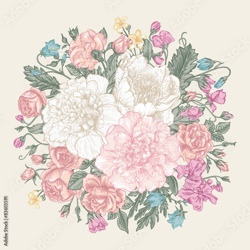 Bouquet of summer flowers.