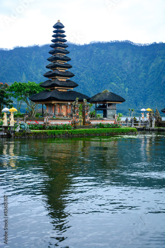 Pura Ulun Danu Bratan at Bali  Indonesia