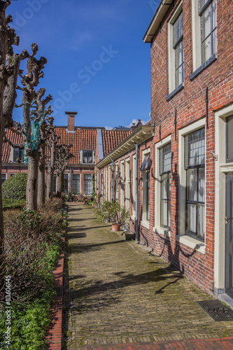 Old houses of the Pepergasthuis in Groningen