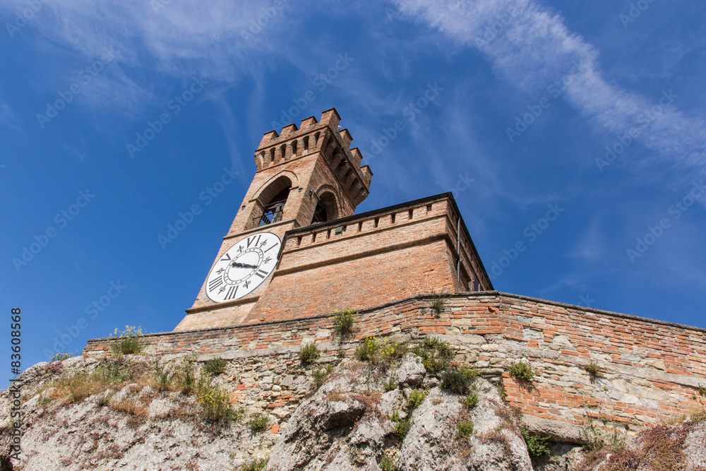 Brisighella , italia , torre dell'orologio