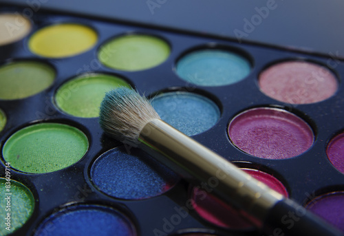 Cuadro en lienzo Make up pallette