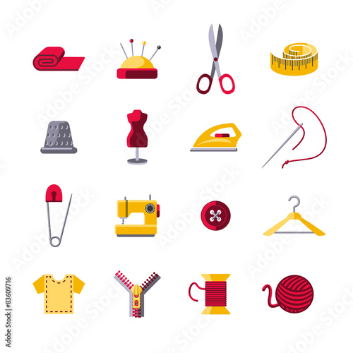 Sewing Icons Set