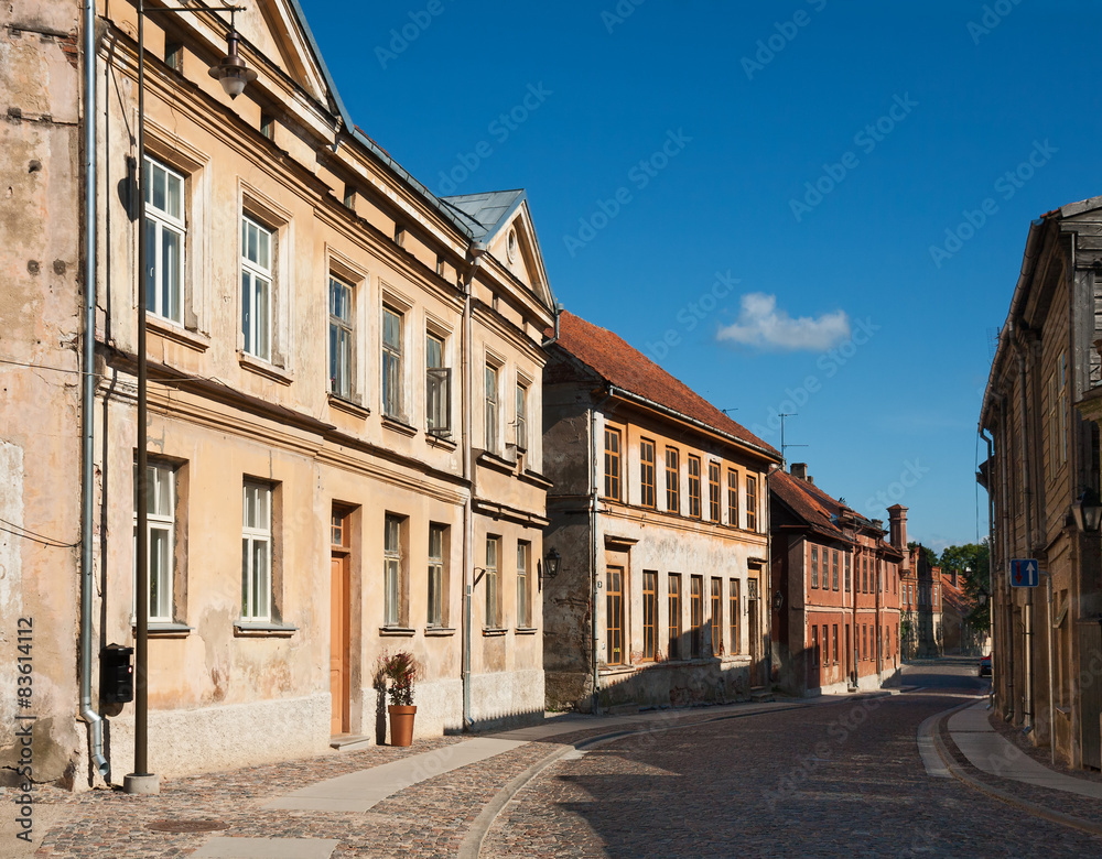 Old town of Kuldiga, Latvia
