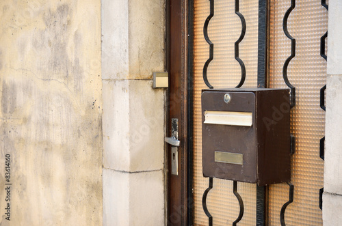 Mailbox in the door © OlegMit