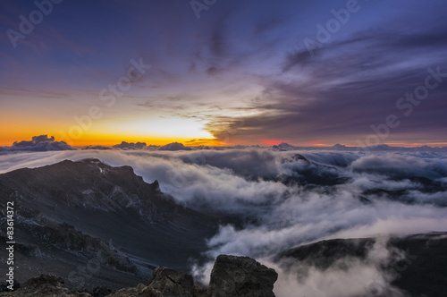 Morgendämmerung auf dem Haleakala