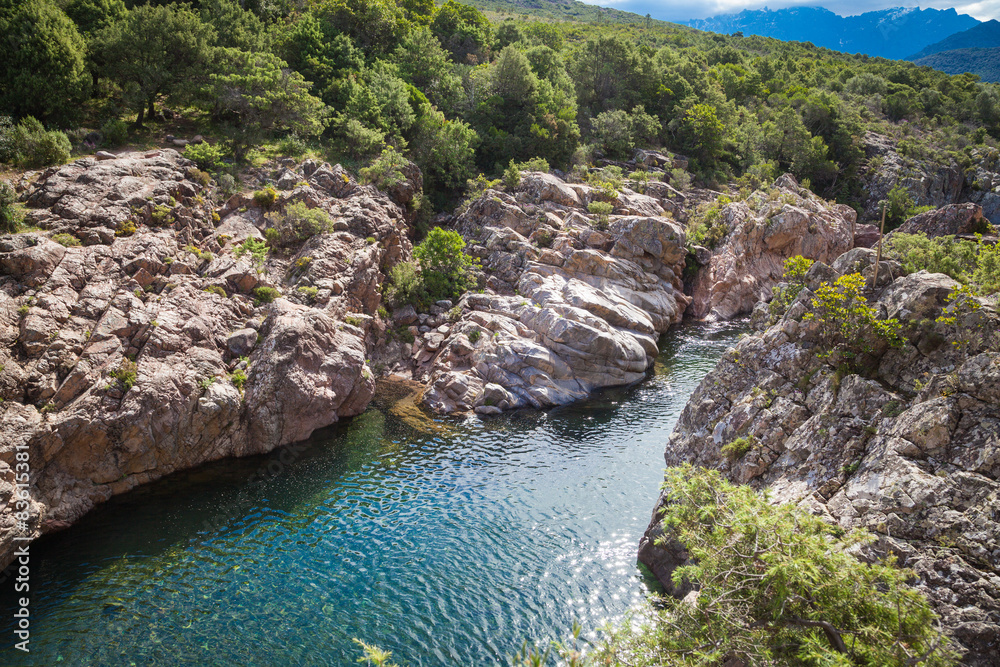 Flusslandschaften auf Korsika