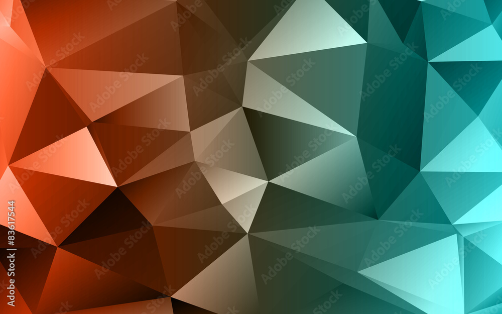 colored polygon background
