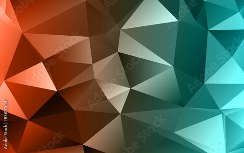 colored polygon background