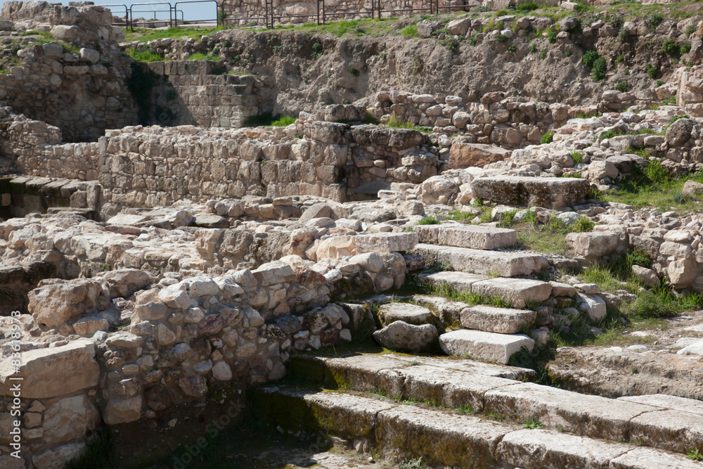 Ruins from Amman Jordan