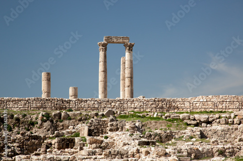 Ruins from Amman Jordan