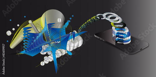 Smartphone Vector Concept illustration