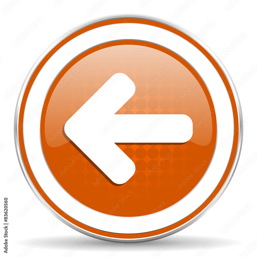 left arrow orange icon arrow sign left arrow orange icon arrow sign