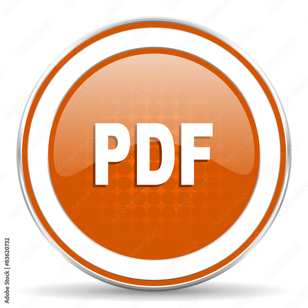 pdf orange icon