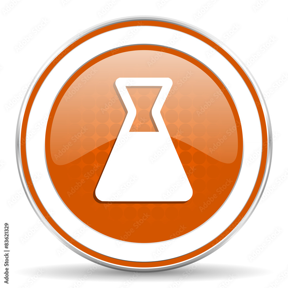 laboratory orange icon