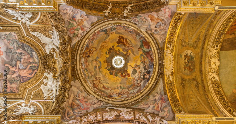 Rome - cupola of church Chiesa di Santa Maria della Vittoria.