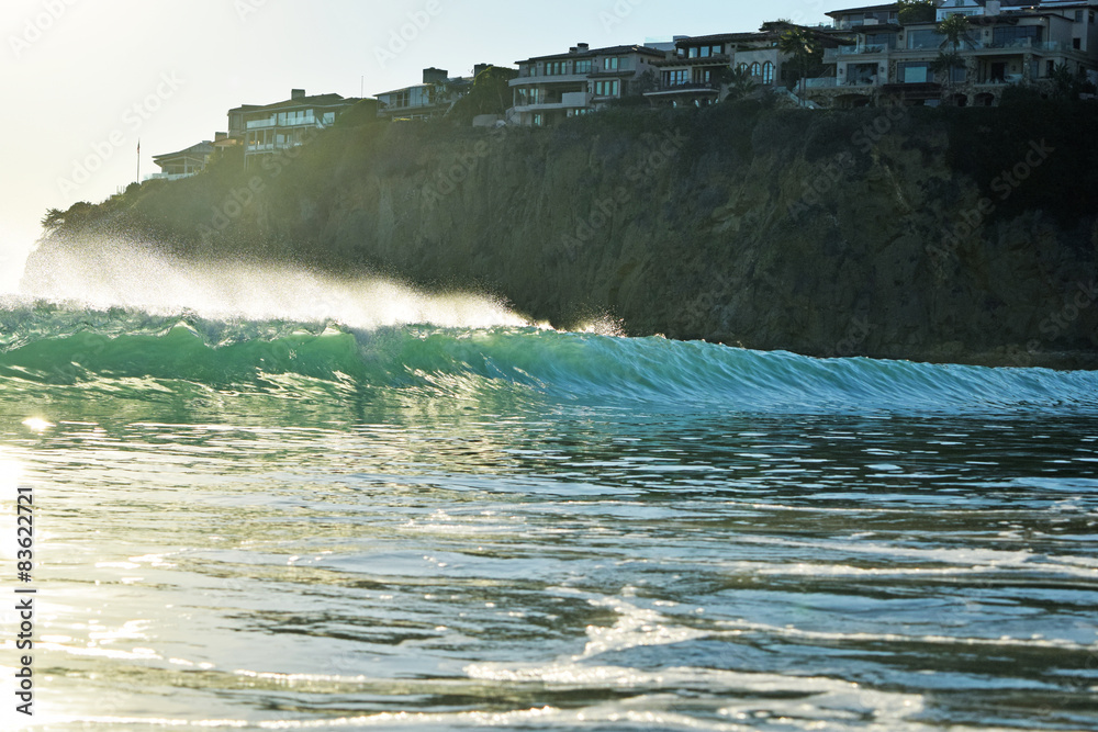 Laguna Beach Sunset Waves 