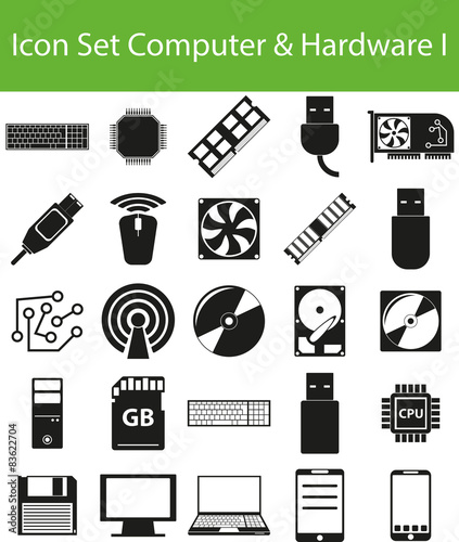 Icon Set Computer and Hardware I