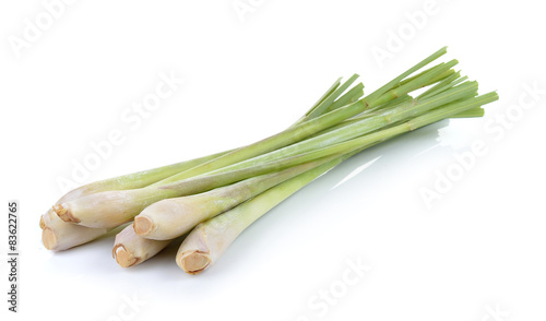 lemon grass on white background