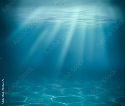 ocean or sea deep underwater background