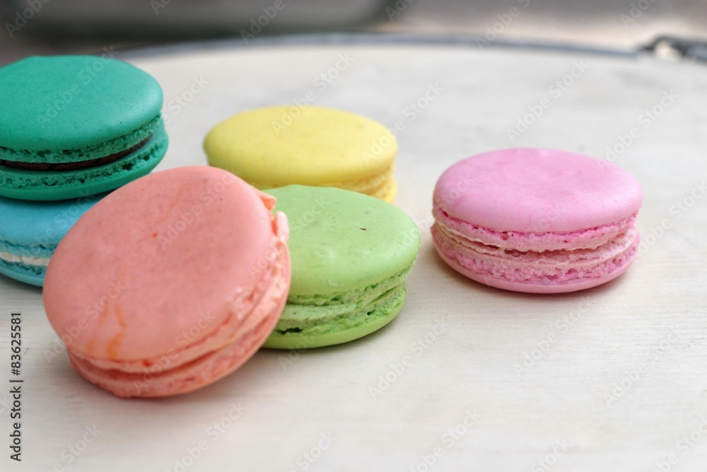 French macaroons multi colorful is delicious French macaroons multi colorful is delicious