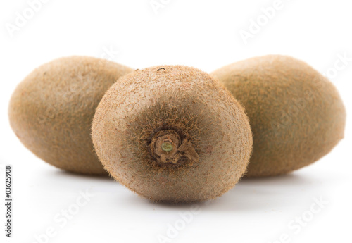 Kiwi fruit isolated on white background