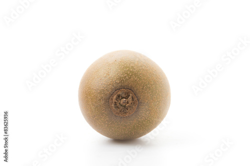 Golden Kiwi fruit isolated on white background
