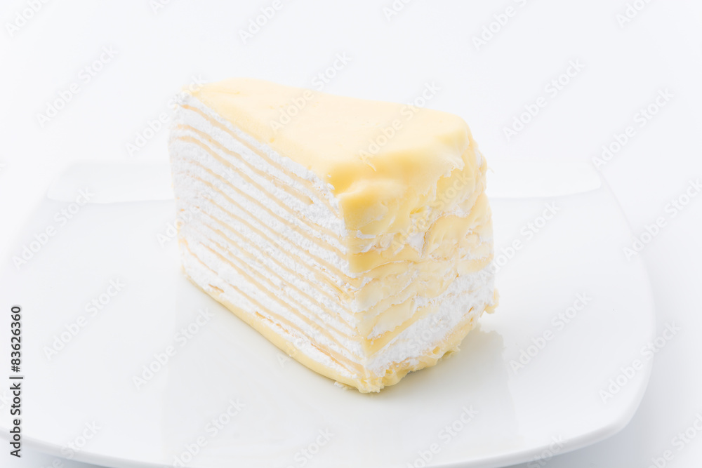 vanilla crape cake