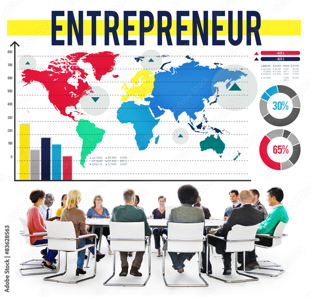 Entrepreneur MArketing Organizeer Trader Promoter Concept Entrepreneur MArketing Organizeer Trader Promoter Concept