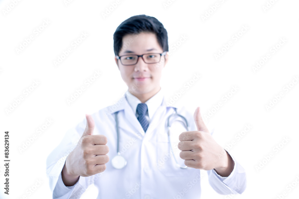 Doctor with stethoscope Doctor with stethoscope