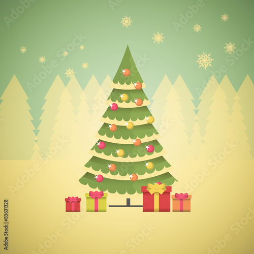 Christmas Vector Background 