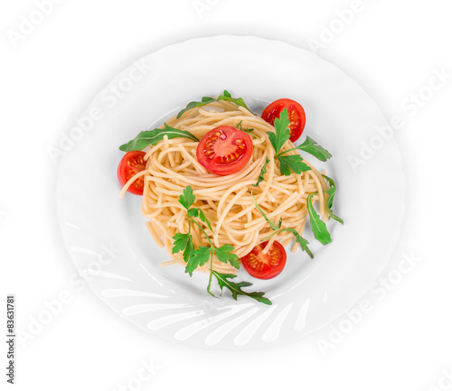 Spaghetti with tomato 