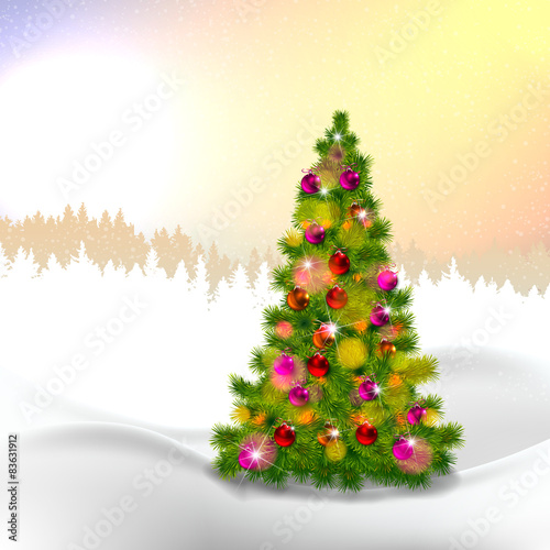 Christmas Vector Background 