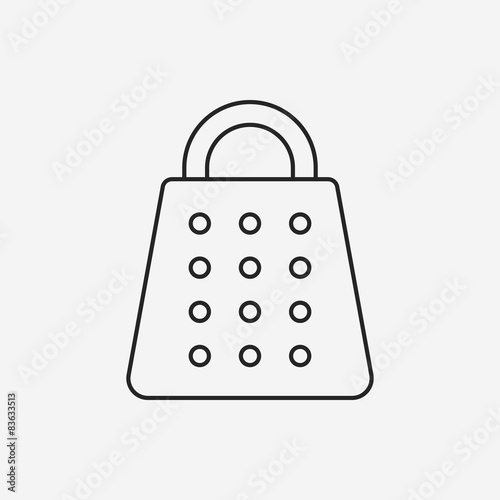 Peeler line icon