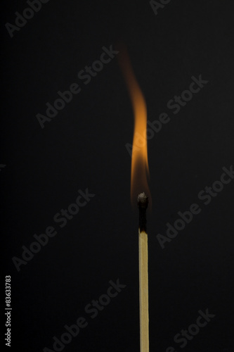 Match burning