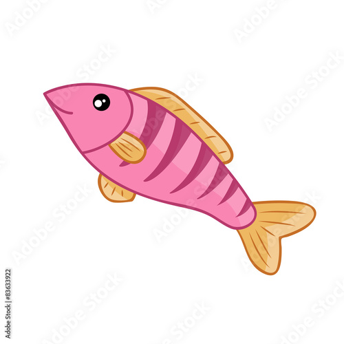 fish isolated illustration