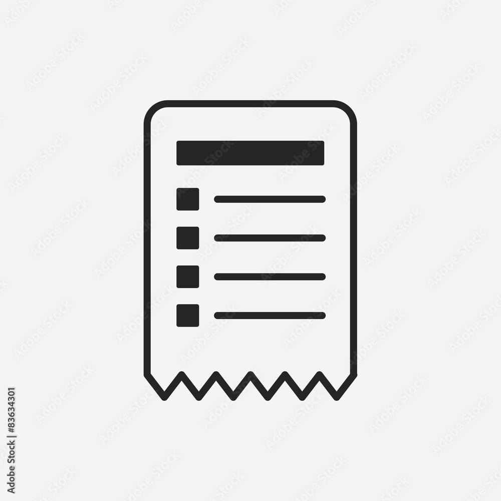 shopping list icon shopping list icon
