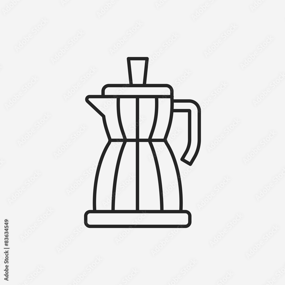 coffee maker line icon coffee maker line icon