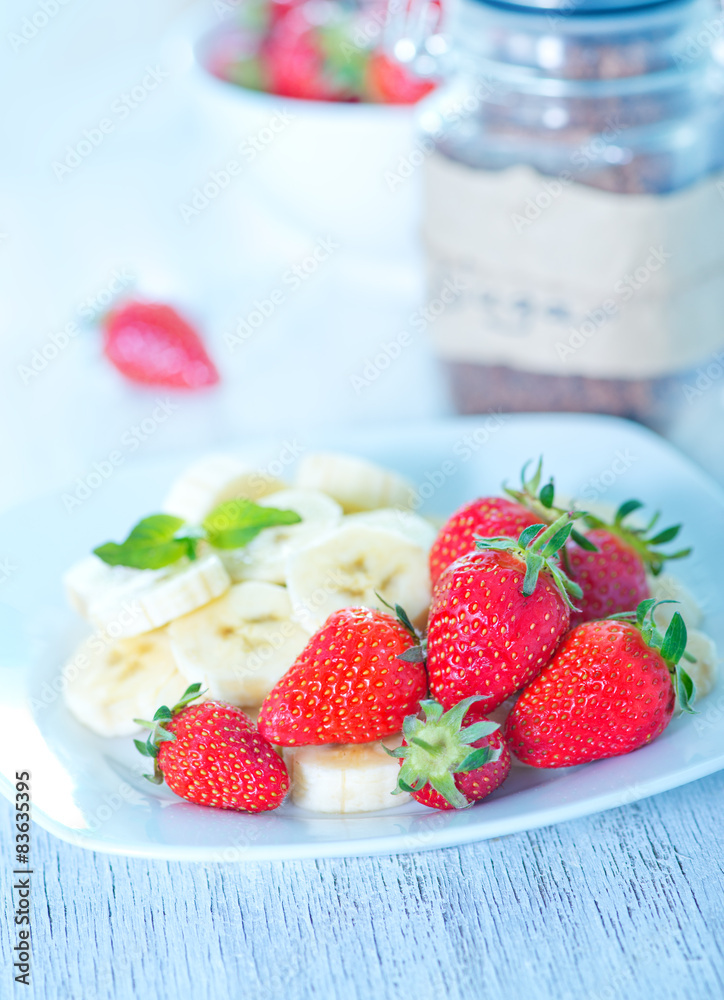 strawberry with banana strawberry with banana