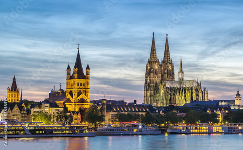 view of Cologne, Germany