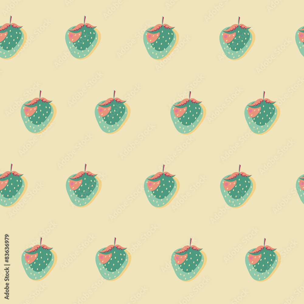 Seamless pattern. strawberries on a beige background. Seamless pattern. strawberries on a beige background.