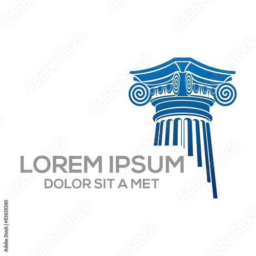 Logo Vector Law Building