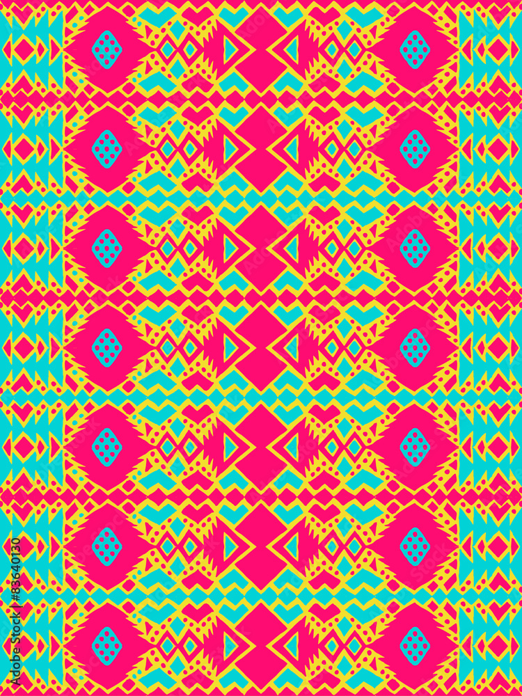 Aztec tribal mexican seamless pattern Aztec tribal mexican seamless pattern