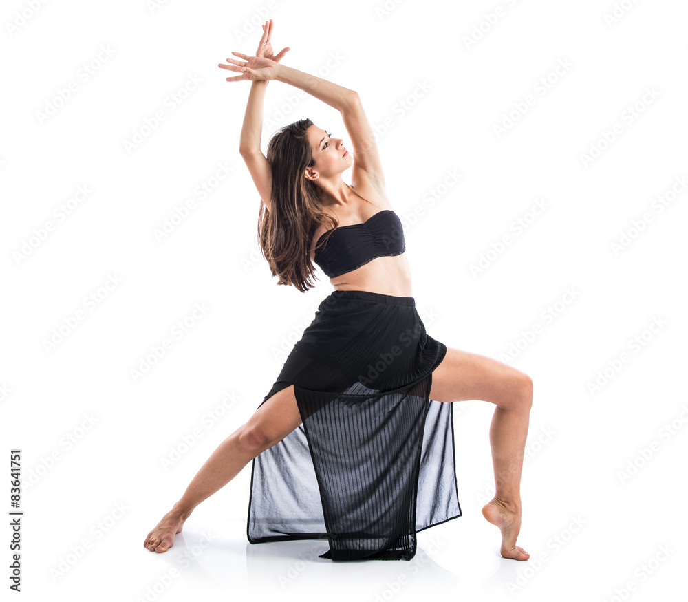 Fototapeta premium Pretty fitness female posing