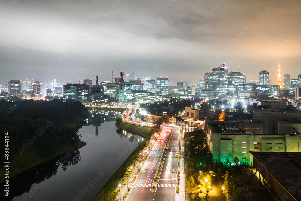 Tokyo skyline