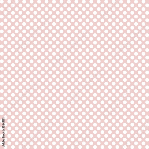 Seamless polka dot vintage pattern