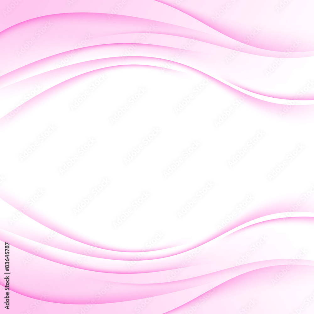 Soft pink border abstract transparent wave background Soft pink border abstract transparent wave background